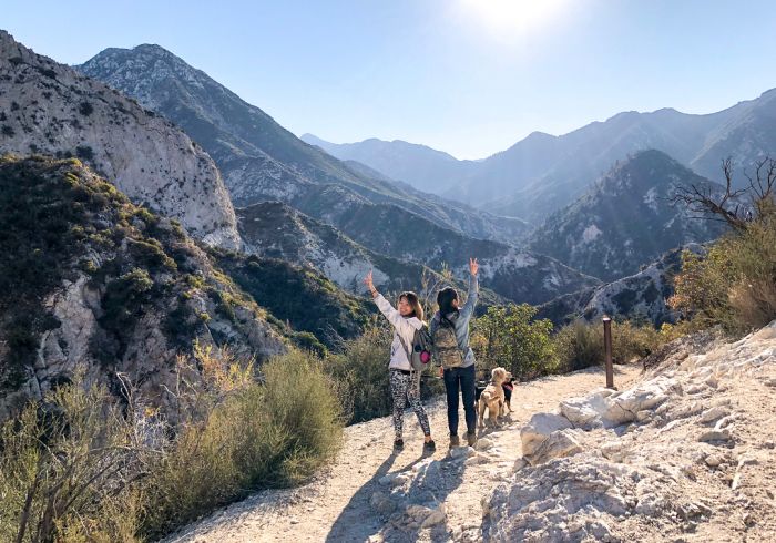 Hiking at Angeles National Forest