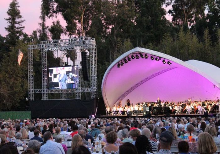 Pasadena Symphony Pops, orchestra, music, performing arts, los angeles aboretum